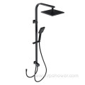 Easy installation black shower set shower mixer